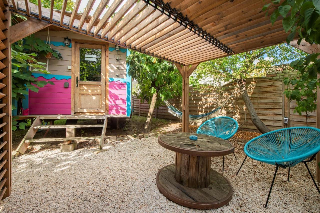 Roulotte Insolite Avec Terrasse Proche Paris Noisy-le-Grand Εξωτερικό φωτογραφία